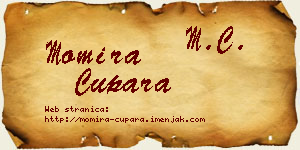 Momira Cupara vizit kartica